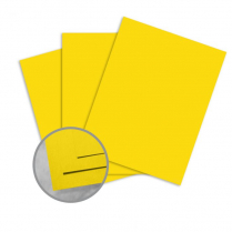 Astrobrights&reg; 65lb Cardstock 8-1/2" x 11" Sunburst Yellow 250/pkg