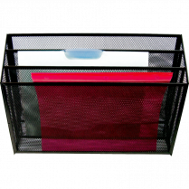 Winnable Mesh Three-Tier Desk Organizer Black