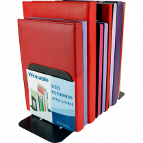 Winnable Steel Bookends Black