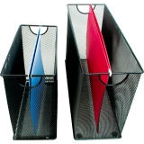 Winnable Mesh Desktop Hanging File Letter Black