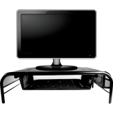 Winnable Mesh Monitor/Printer Stand Black