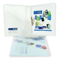 Winnable Clamp Binder 1/2" Clear