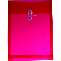 Winnable Expanding Poly Envelope Top Load 9-3/4" x 13-1/4" Red