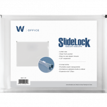 Winnable SlideLock&reg; Poly Zipper Envelopes 13" x 10" Clear