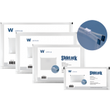 Winnable SlideLock&reg; Poly Zipper Envelopes 13" x 10" Clear