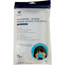 Winnable Kids Face Masks Blue 10/pkg
