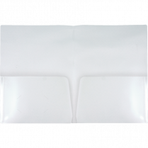 Winnable Twin Pocket Poly Portfolio Letter Clear 5/pkg