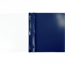 Winnable Poly Tang Clear Front Presentation Cover Letter Dark Blue