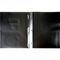 Winnable Twin Pocket Portfolio w/Tangs Letter Black