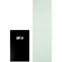 Winnable Top Bound Notebook 3-1/2" x 6" Ruled 200 pgs Black