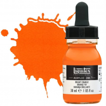Liquitex Acrylic Ink 30ml Bright Orange