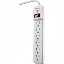 Woods&reg; 6-Outlet Electronics Surge Protector