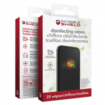 Zagg Invisible Shield Disinfecting Wipes 25/Pkg