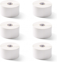 Zebra Tag Shelf 1-1/4" x 2-1/4" 980/roll, 6 rolls/box