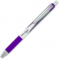 Zebra Z-Grip&trade; Flight Retractable Ball Point Pen Violet
