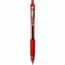 Zebra Z-Grip&trade; Retractable Ball Point Pen Medium Point Red 12/box