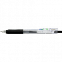 Zebra Sarasa&trade; Clip Eco Retractable Gel Pen Black