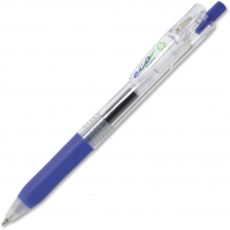 Zebra Sarasa&trade; Clip Eco Retractable Gel Pen Light Blue