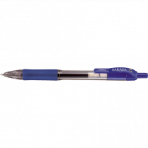 Zebra Sarasa&trade; Retractable Gel Pens 0.7 mm Blue 12/box