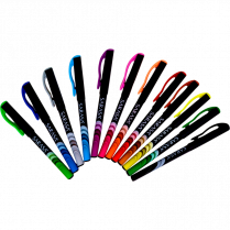 Zebra Sarasa&trade; Porous Retractable Gel Pens Assorted Colours 12/pkg