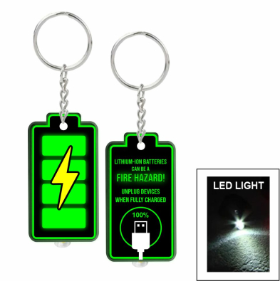 Flashlight keychain