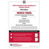 Installation of Sprinkler Systems 2019  Index Tabs