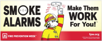 Fire Prevention Week Banner (2024) 4' x 10'