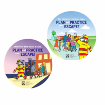 Fire Prevention Week Stickers (2019) - Roll of 100