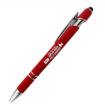 Red pen w/ stylus tip - Lithium Ion Messaging (50 per pack)