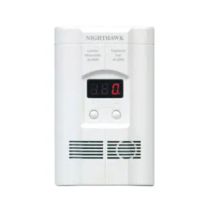 AC Plug-in Operated CO & Explosive Gas Alarm with Digital D
