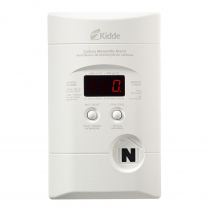 Carbon Monoxide Alarm with Digital Display and Battery Backu