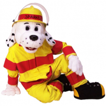 Sparky (includes costume, mitts, shoe covers, dual fan)
