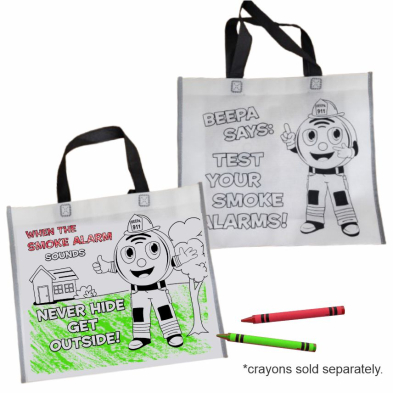 colouring tote bag