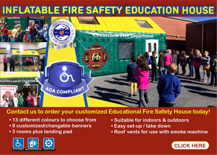 Inflatable Fire Safety Education House