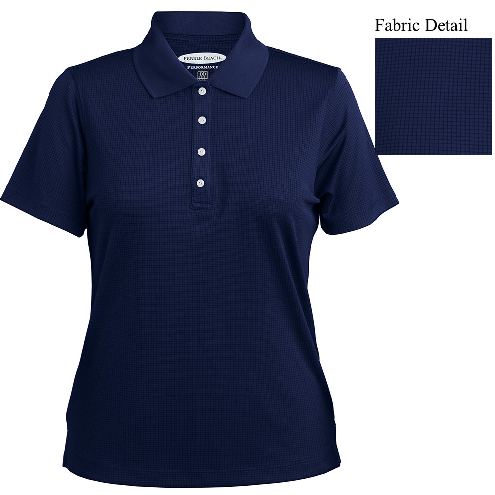Style 7396 - Women's Grid Texture Polo