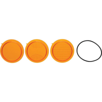 3" MOJAVE AMBER LENS PACK W/ O-RING