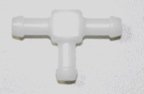 1/4 X 1/4 X 1/4 T FITTING PLASTIC