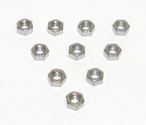 5MM STAINLESS HEX NUT 10 PACK