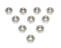 6MM STAINLESS FLANGED HEX NUT 10 PACK