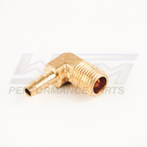 COUDE &Agrave; 90 DEGR&Eacute;S POUR TUYAU BARBILL&Eacute; TUYAU 1/4'' X 1/4'' M