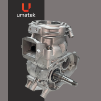 SHORT BLOCK - POLARIS 400 ATV  2TPS  STRAIGHT INTAKE 95-00