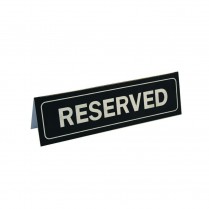 TABLE SIGN RESERVED TENT STYLE(D)