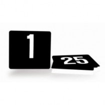 TABLE NUMBERS CARDS 1 - 25(D)