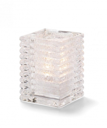 Hollowick Clear Jewel Horizontal Rib Glass Lamps(x)