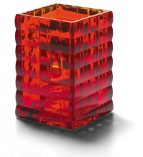 Hollowick Ruby Optic Block Glass Lamp(x)