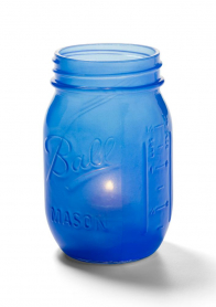 Hollowick Satin Dark Blue Firefly Glass only (X)