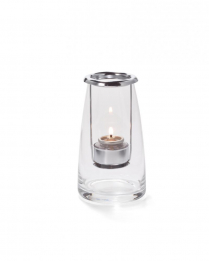 Hollowick Clear Short, Lighthouse Tealight Glass Lamp (X)