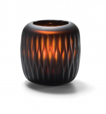 Hollowick Black and Amber Mystic Glass Votive Lamp (X)