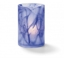 Hollowick Dark Blue Wysp Cylinder Glass Lamp (X)