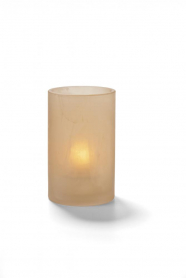 Hollowick Amber Satin Wysp Cylinder Glass Lamp (X)